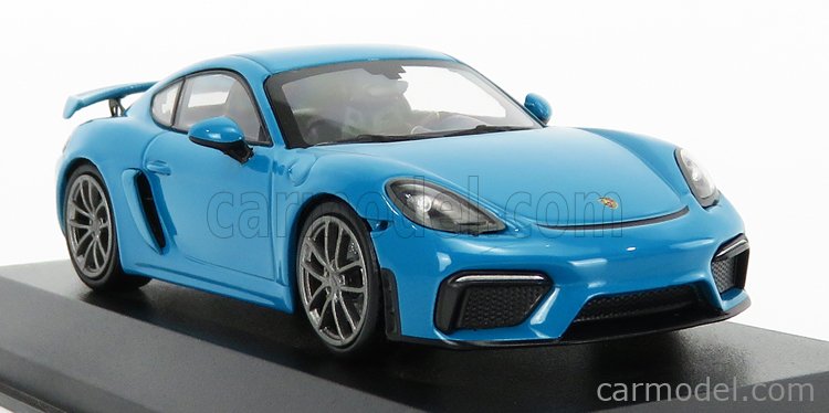 MINICHAMPS 410067602 Scale 1/43 | PORSCHE 718 CAYMAN GT4 (982) 2020 MIAMI  BLUE