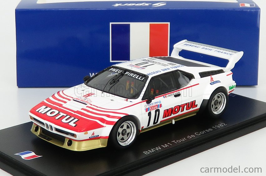 SPARK-MODEL SF144 Masstab: 1/43 | BMW M1 TEAM MOTUL N 10 TOUR DE CORSE ...