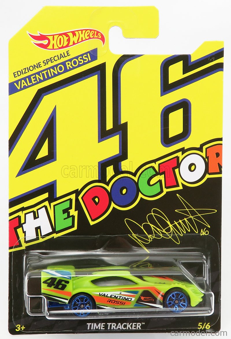 Set 6X Cars Vr46 Valentino Rossi The Doctor MATTEL HOT WHEELS 1:64 VR46-FWR10 MM 