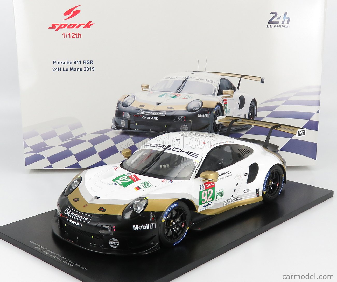 SPARK-MODEL 12S018 Scale 1/12 | PORSCHE 911 991 RSR 4.0 FLAT