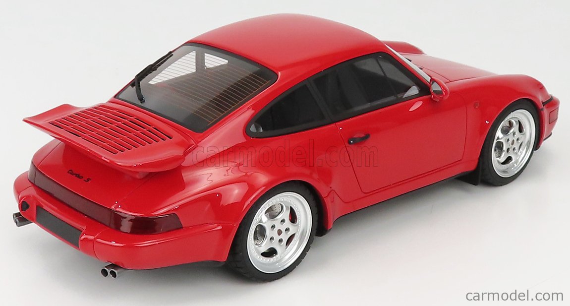 GT-SPIRIT GT328 Scale 1/18 | PORSCHE 911 964 TURBO S COUPE FLACHBAU 1994 RED