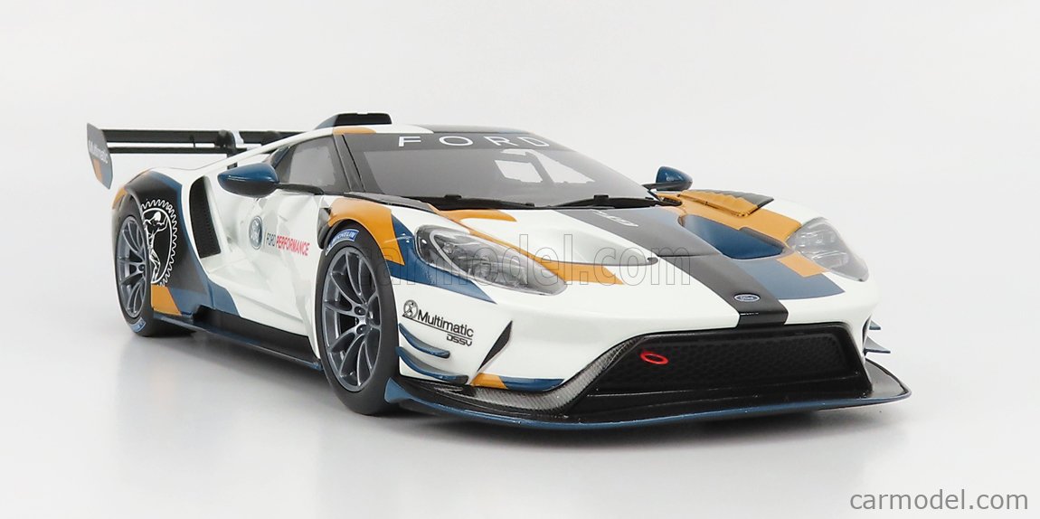 GT-SPIRIT GT290 Scale 1/18 | FORD USA GT MKII 2020 WHITE BLACK
