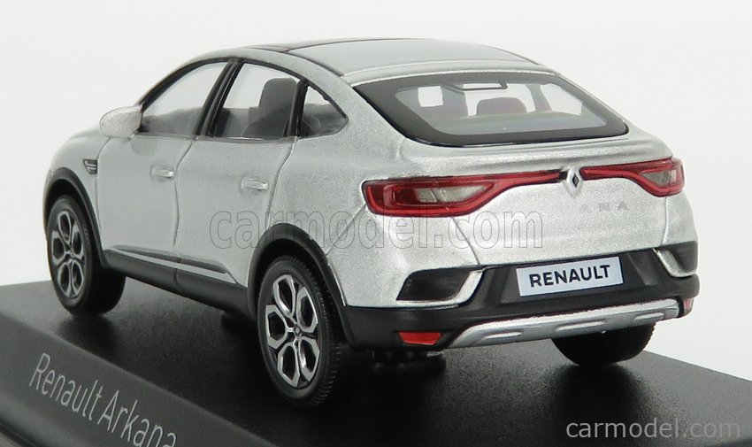Renault Arkana 2021 Gris Clair - Norev 1/43 - Miniature Neuve (réf 517682)