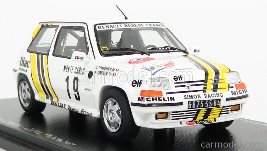 Miniature 1/43 Altaya - Renault GT Turbo Rallye Monte Carlo 1989 "OREILLE" - NEUVE