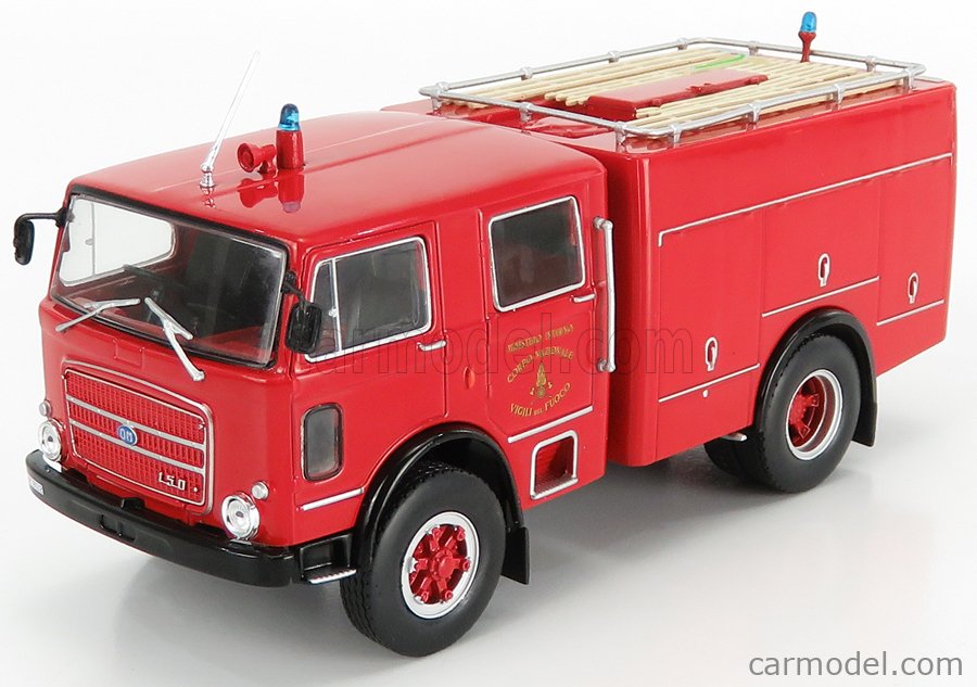 Die cast 1/43 Modellino Camion Truck Pompieri OM 150 Autopompa