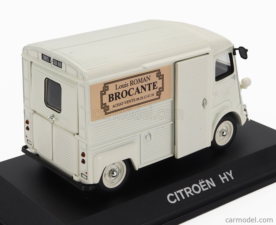1/43 CITROEN HY LE REPORTER ET SON CHIEN BD VROOM PEINT A CONSTRUIRE