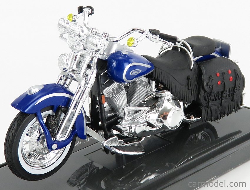 Harley-Davidson 1999 FLSTS Heritage Softail Springer blau 1:18  Motorradmodell 