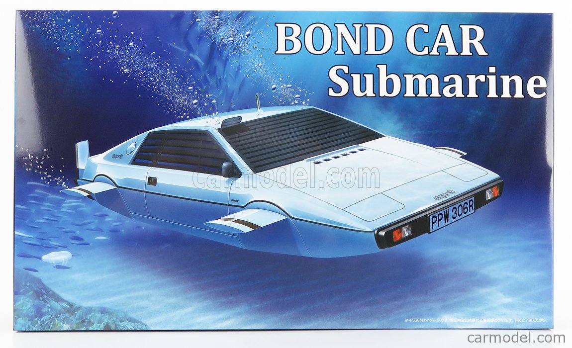Fujimi 091921 007 BOND CAR Lotus Esprit 'Submarine Car' 1/24 Scale Kit