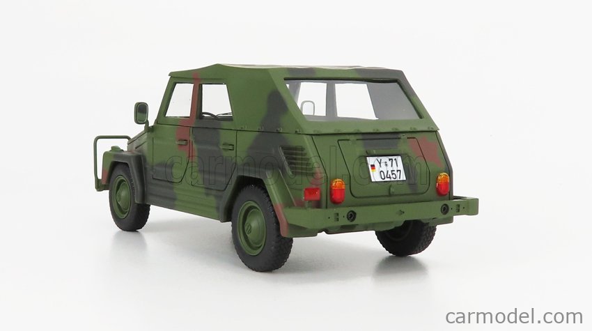 SCHUCO 450913900 Scale 1/35  VOLKSWAGEN 181 CABRIOLET CLOSED 1979 MILITARY CAMOUFLAGE