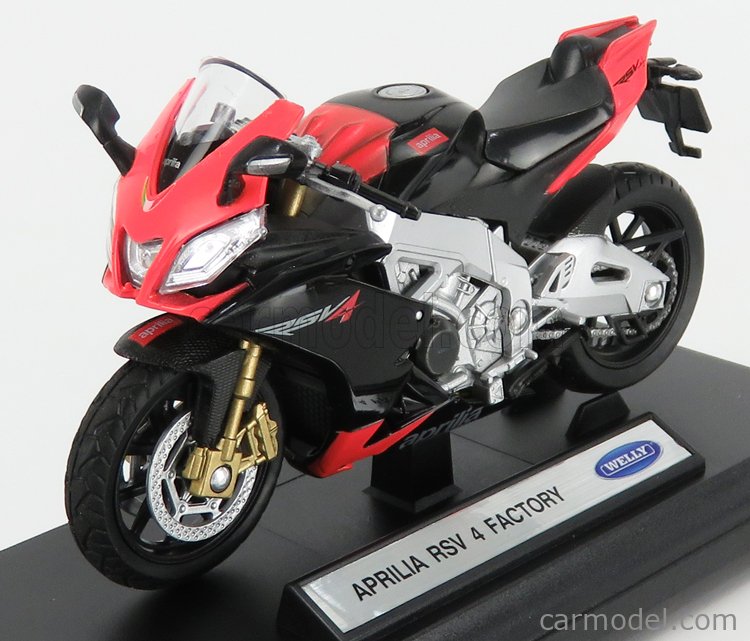 MÔ HÌNH XE APRILIA RSV 4 FACTORY 1:18 WELLY | Việt Nam