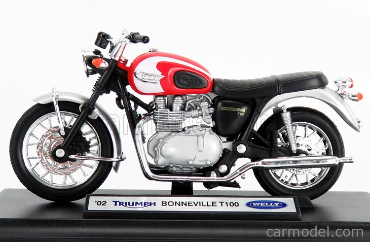 WELLY 12171 12172 TRIUMPH BONNEVILLE model motor bikes 2002  1:18th scale 