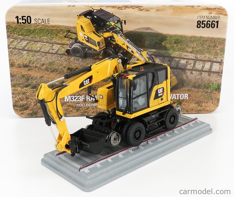 CATERPILLAR - CATM323F ESCAVATORE GOMMATO SU ROTAIE FERROVIARIE - TRACTOR  HYDRAULIC EXCAVATOR SCRAPER