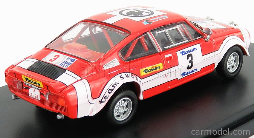 Skoda 200Rs #3 Rally Barum 1974 J.Sedivy J.Janecek ABREX 1:43 143XABS-502TD Mini 