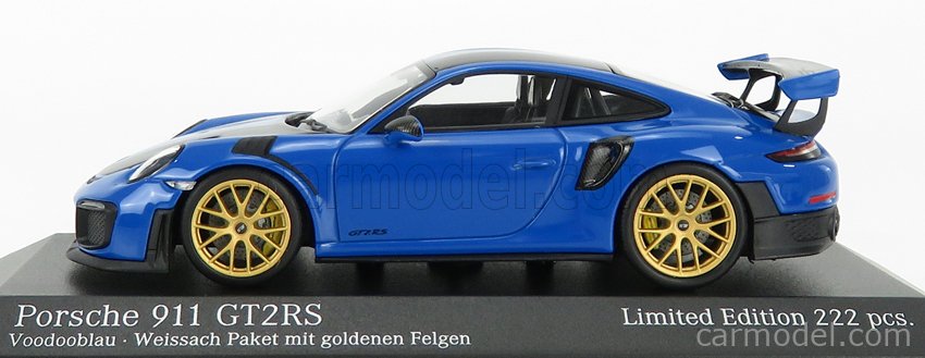 MINICHAMPS 413067233 Scale 1/43 | PORSCHE 911 991-2 GT2 RS WEISSACH ...