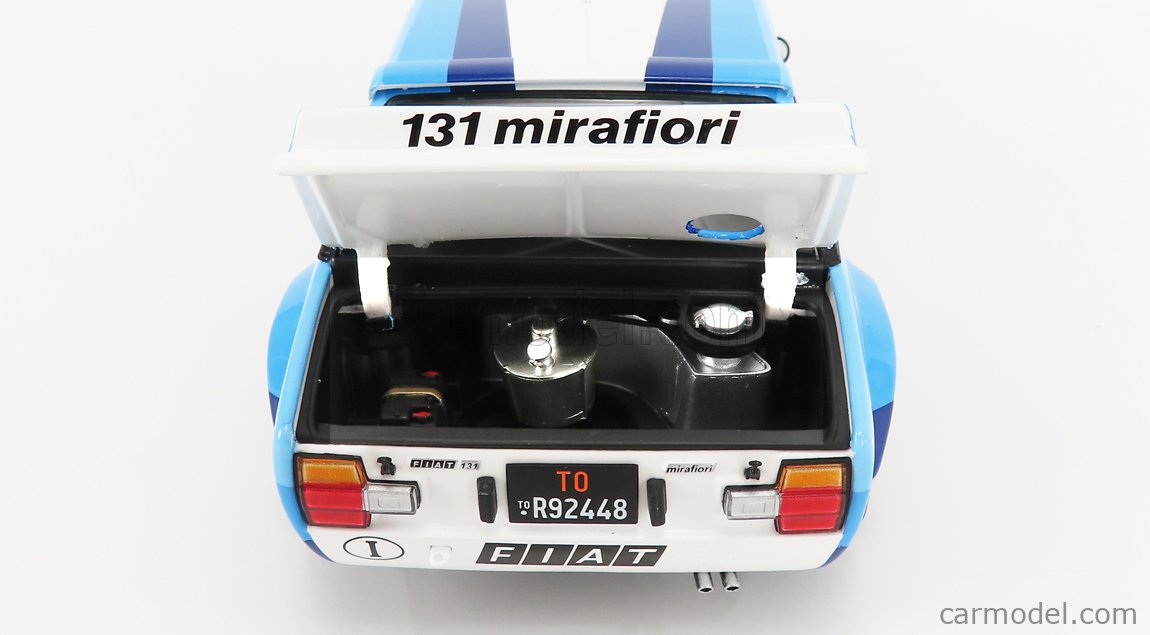 kyosho FIAT 131 abarth ミニカー 1/18 1:18 Kyosho Fiat 131 Abarth Yellow Wide Body Version with