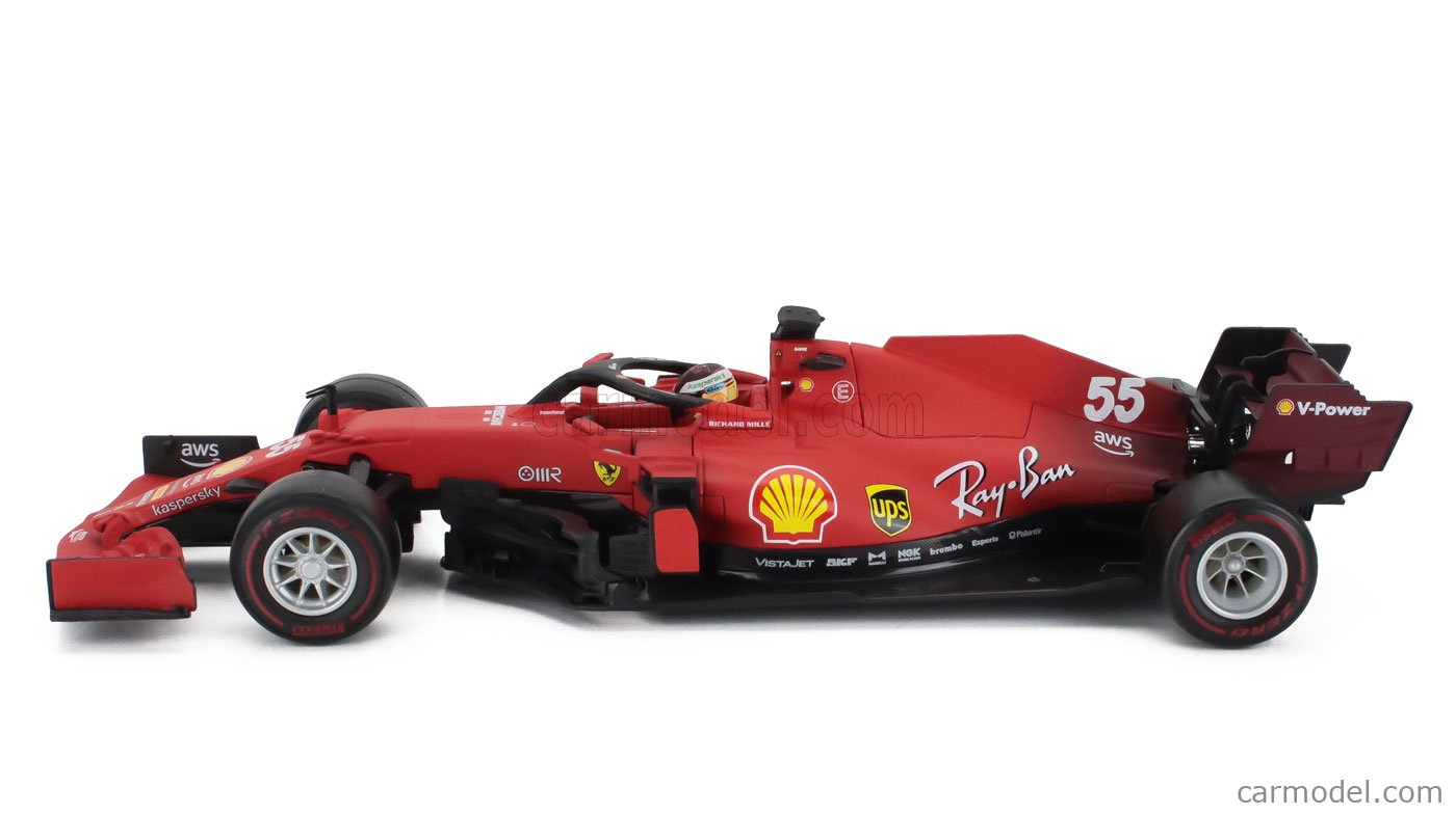 BURAGO 18-16809SA Scale 1/18 | FERRARI F1 SF21 TEAM SCUDERIA