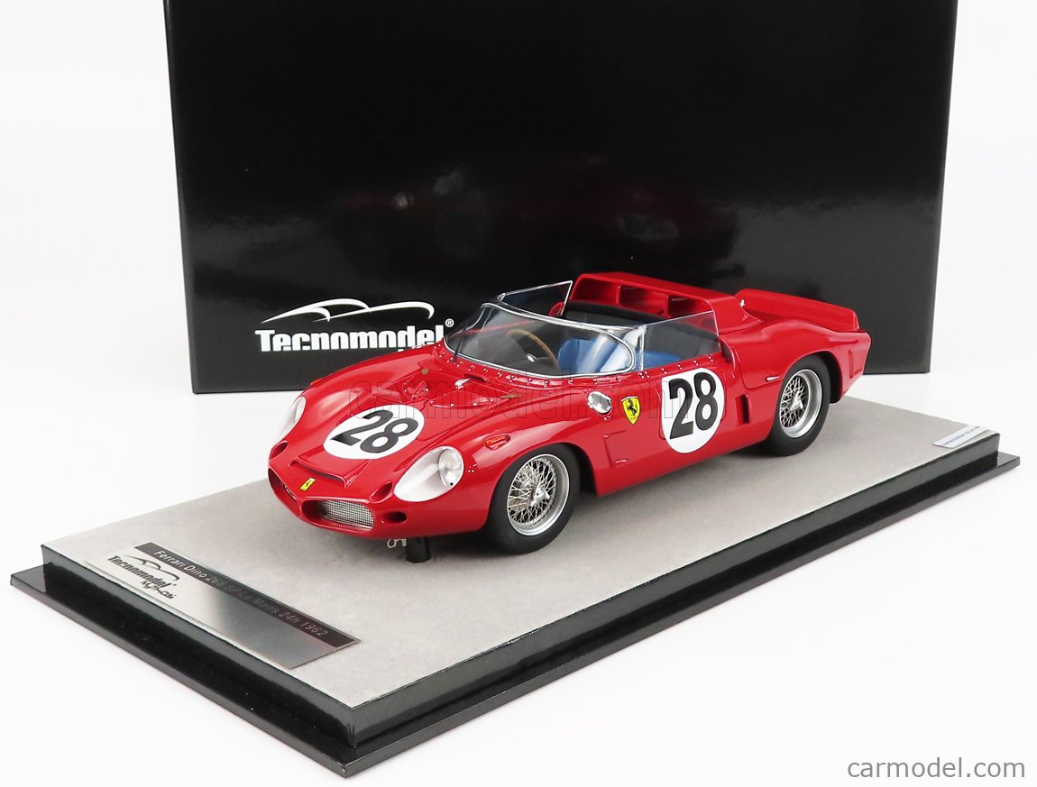 TECNOMODEL TM18-129E Scale 1/18 | FERRARI DINO 268SP SPIDER N 28 24h LE ...