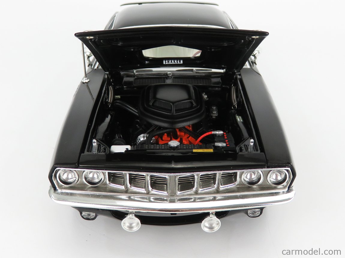 Miniature Acme 1/18 - Plymouth Hemi Cuda 1971 Noire - Diecast, Modèle Neuf