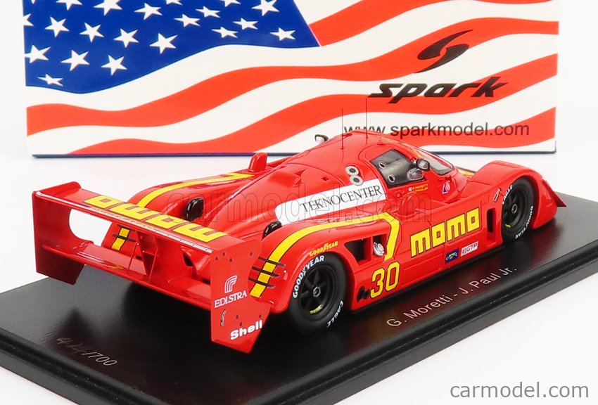 SPARK-MODEL US104 Scale 1/43 PORSCHE 962C MOMO N 30 2h ROAD AMER pic