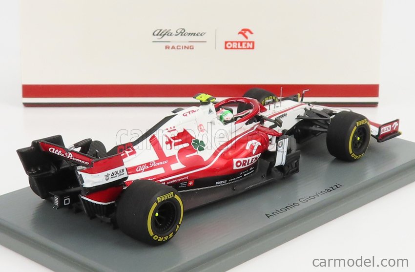 Spark S7857 ALFA ROMEO Racing ORLEN C41 N°99 GP Abu Dhabi 2021 1/43