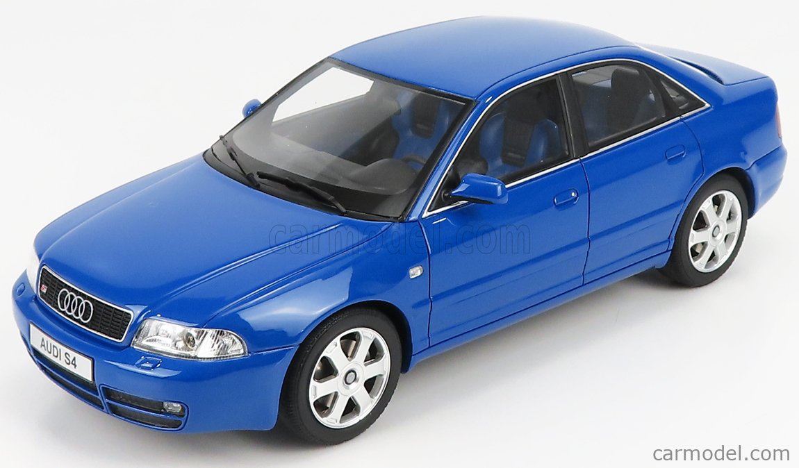 Audi A4 B5 S4 2.7 Biturbo sedan blue modelcar OT373 Otto 1:18