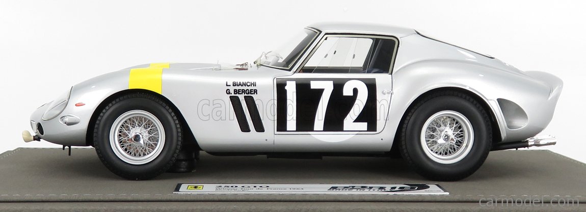 FERRARI - 250 GTO COUPE N 172 WINNER TOUR DE FRANCE 1964 L.BIANCHI -  G.BERGER - CON VETRINA - WITH SHOWCASE