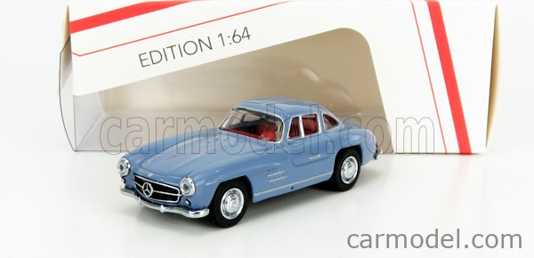 SCHUCO 452027600 Scale 1/64 | MERCEDES BENZ 300SL COUPE GULLWING (W198)  1954 BLUE