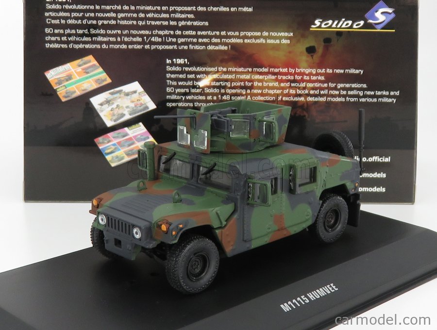 SOLIDO 4800101 Scale 1/48 | HUMMER HUMVEE MILITARY 1996