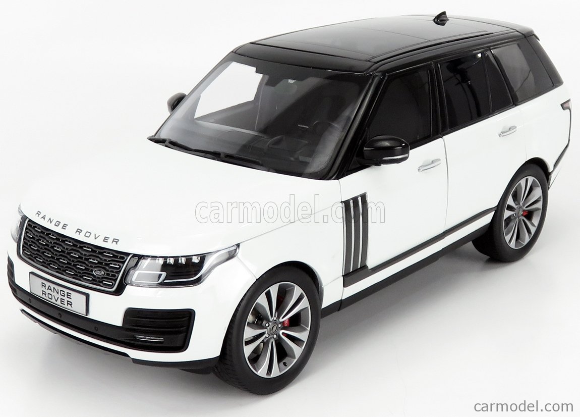LCD-MODEL LCD18001B-WH Scala 1/18  LAND ROVER RANGE ROVER SV AUTOBIOGRAPHY DYNAMIC 2020 WHITE BLACK