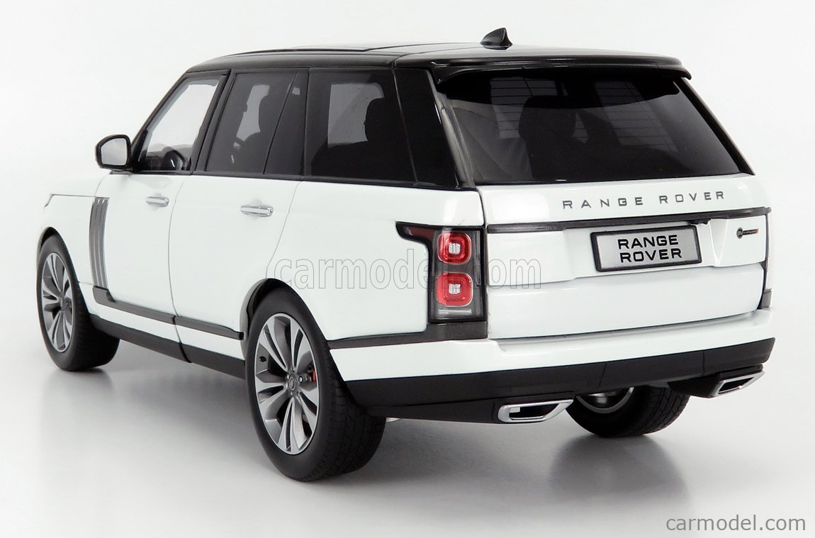 LCD-MODEL LCD18001B-WH Scale 1/18  LAND ROVER RANGE ROVER SV AUTOBIOGRAPHY DYNAMIC 2020 WHITE BLACK
