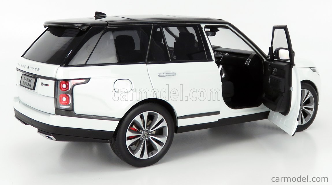 LCD-MODEL LCD18001B-WH Масштаб 1/18  LAND ROVER RANGE ROVER SV AUTOBIOGRAPHY DYNAMIC 2020 WHITE BLACK
