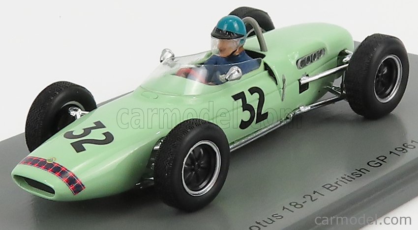 Spark Model S7446 Masshtab 1 43 Lotus F1 18 21 N 32 English Gp 1961 L Bianchi Very Light Green