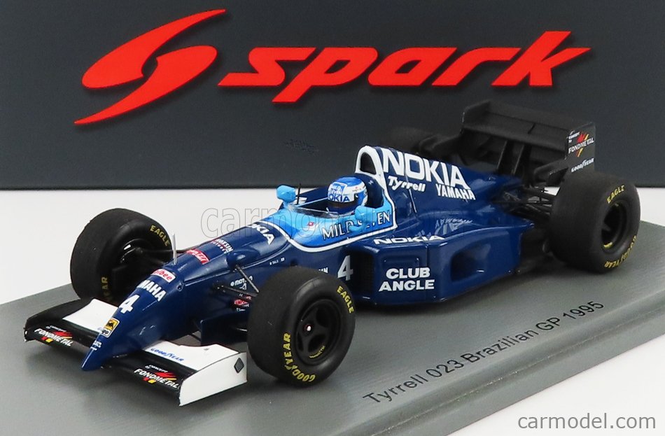 SPARK-MODEL S6974 Scale 1/43 | TYRRELL F1 023 N 4 BRAZIL GP 1995 MIKA ...