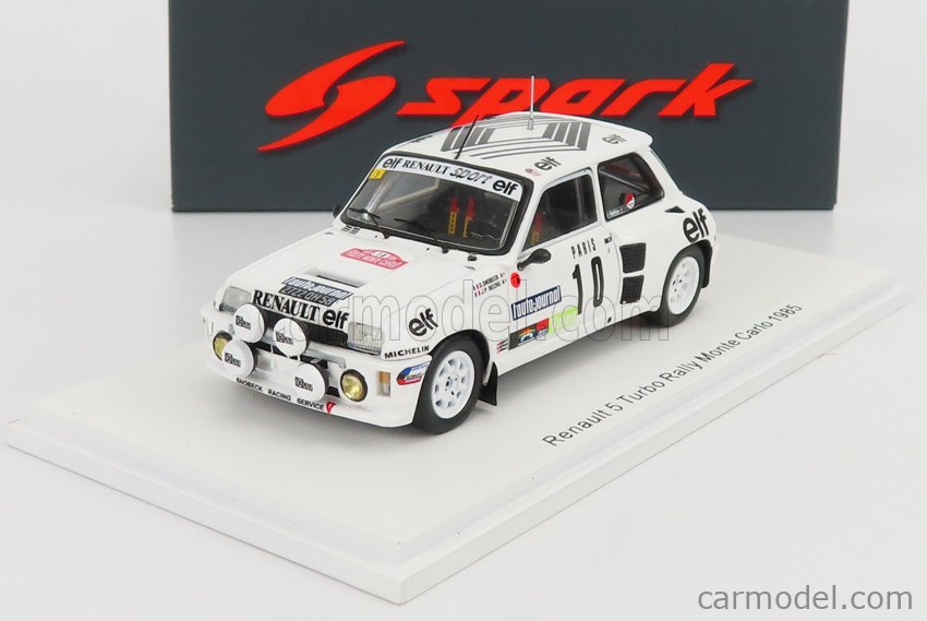 SPARK-MODEL S5561 Scale 1/43 | RENAULT R5 TURBO N 10 RALLY MONTECARLO ...