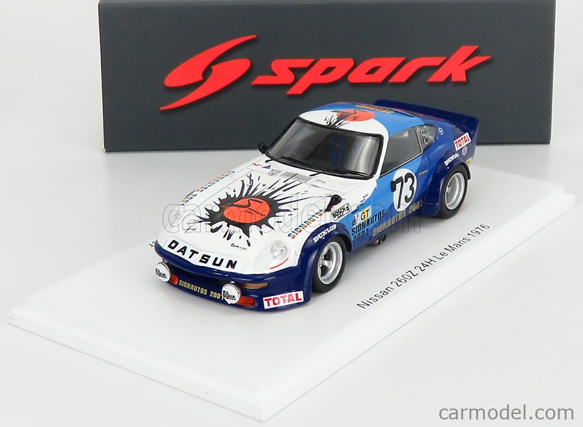 Spark 1/43 Nissan 260Z #73 Le Mans 1976 S3582
