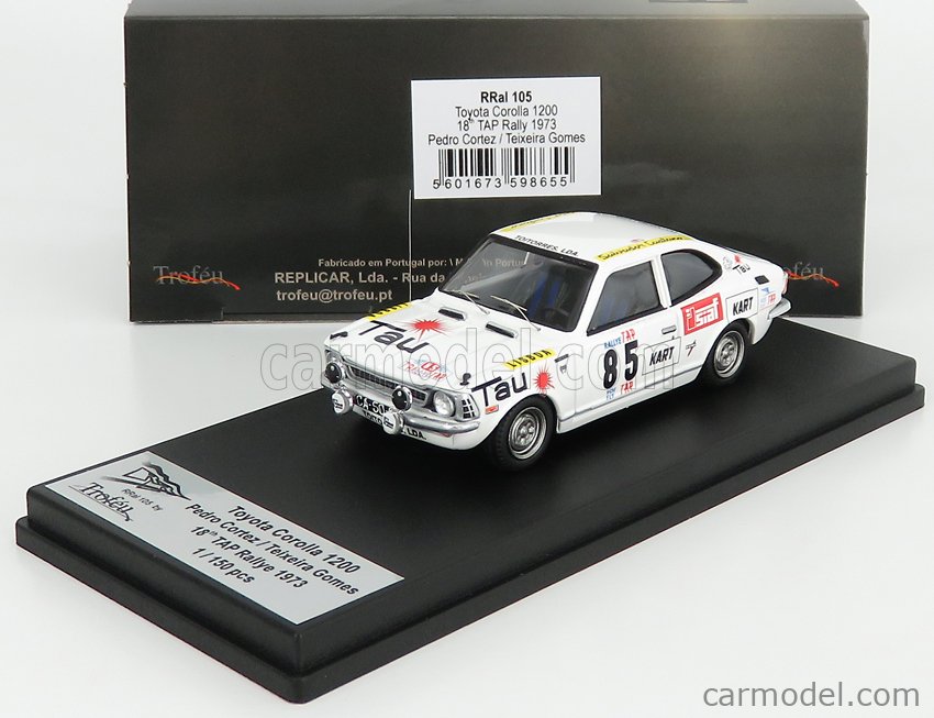 TOYOTA - COROLLA 1200 (night version) N 85 RALLY TAP 1973 P.CORTEZ - T.GOMES