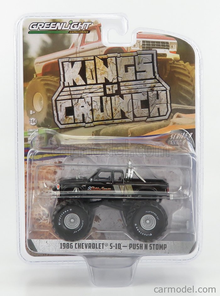 Camion Monster Truck Bigfoot Chevrolet Silverado 1984 - Modèle Réduit 1/64 Greenlight - Neuf