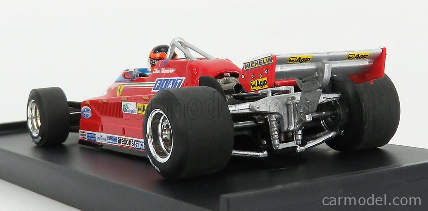 Miniature Brumm 1/43 – Ferrari F1 126CK Turbo #27 – Villeneuve GP Italie 1981