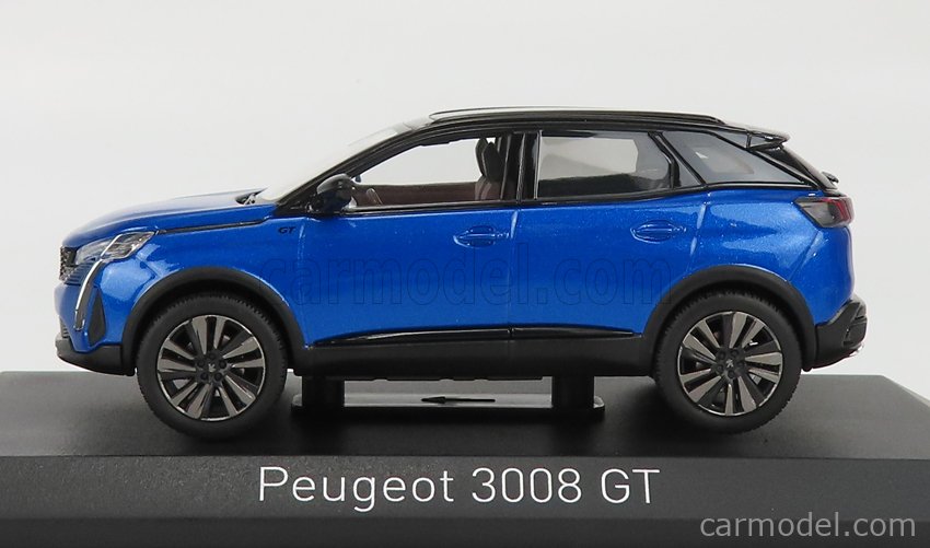 Peugeot 3008 GT Black Pack 2021 Vertigo Blue 1:43
