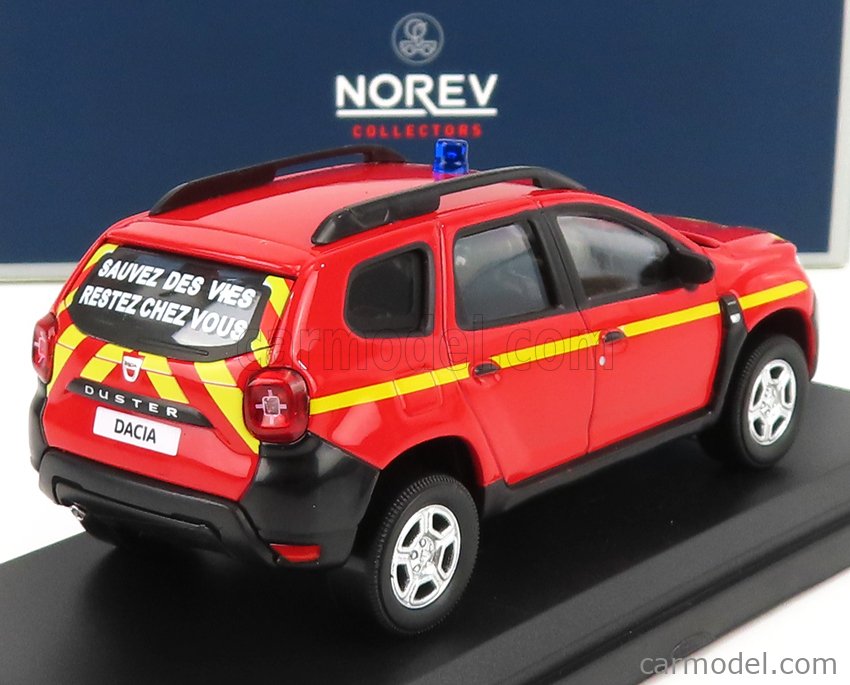 NOREV 509047 Masstab: 1/43  DACIA DUSTER POMPIERS 2020 RED YELLOW