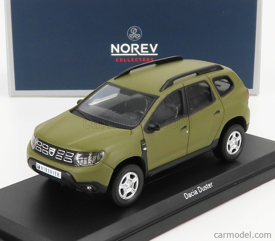 1/43 Norev Dacia Duster 2020 Military Green Diecast Models Car