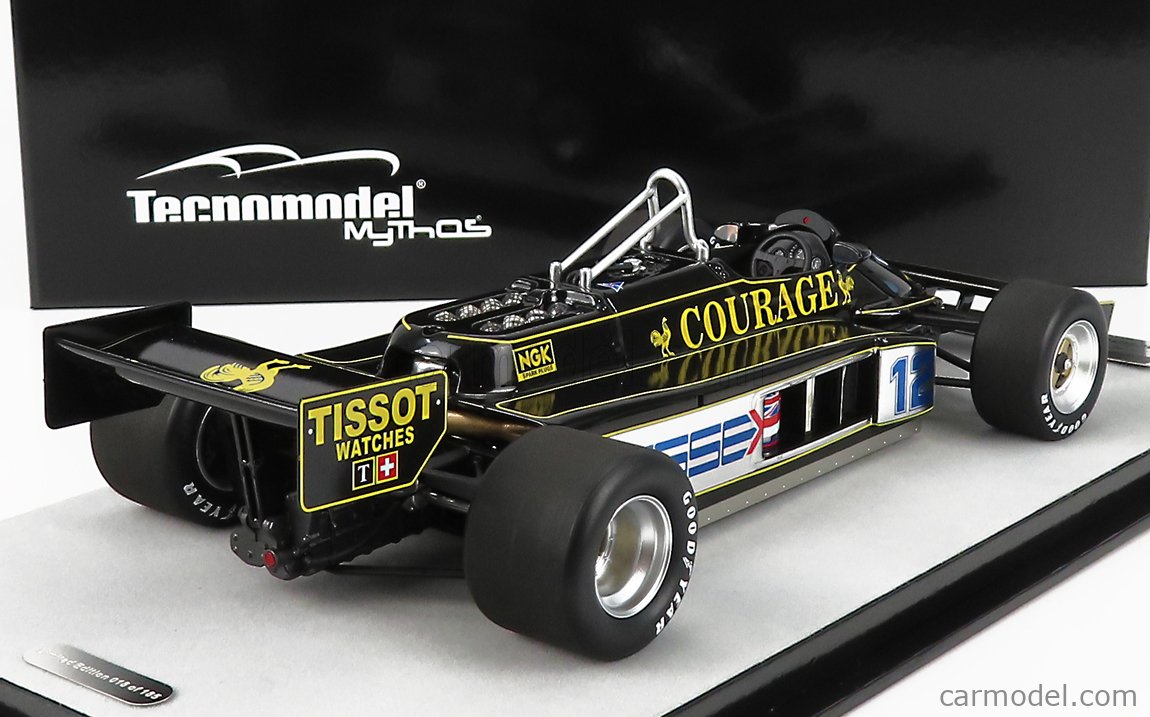 Miniature 1/18 Tecnomodel Lotus F1 91 #12 – Nigel Mansell, GP Grande-Bretagne 1982