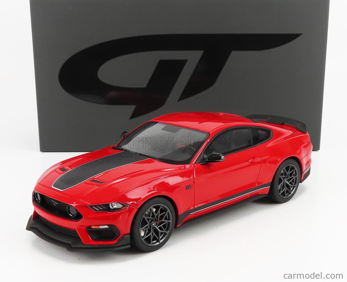 コメント⇖ GT Spirit 2021 Ford Mustang Mach 1 Race Red GT351 1/18 Scale ...