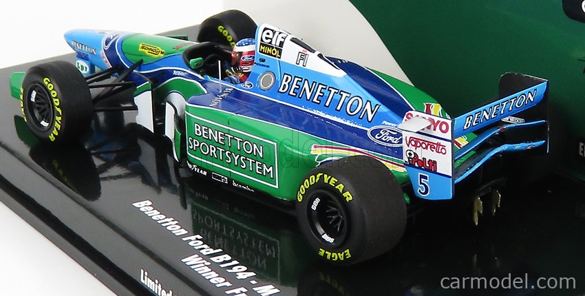 MINICHAMPS 517940705 Scale 1/43 | BENETTON F1 B194 FORD MILD SEVEN N 5 ...