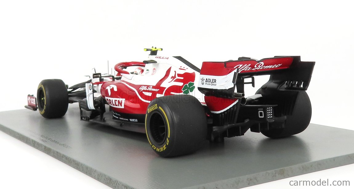 Alfa Romeo Ferrari C41 7 F1 Grand Prix de Bahrain 2021 Kimi Raikkonen Spark S7662 - Miniatures Autos Motos