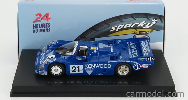 PORSCHE 956 n° 21 KENWOOD LE MANS 1984 DECAL 1/43e