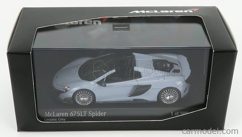 1:87 #870154420 Minichamps McLaren 675 LT Coupe Grau 