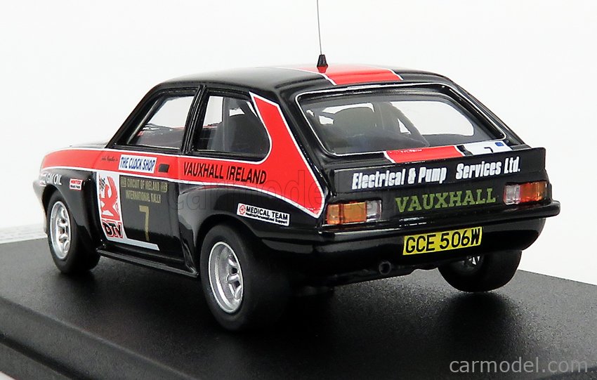 Miniature 1/43 Trofeu - Vauxhall Chevette HSR - Circuit Of Ireland 1981 #4 Pond - Résine
