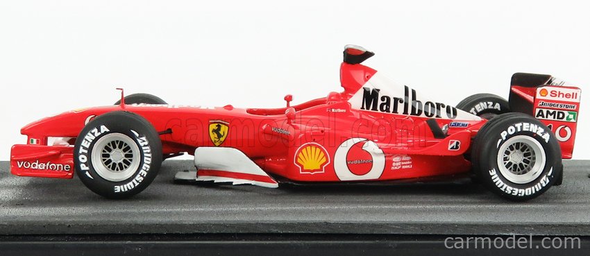 MICROWORLD MWF06 Scale 1/43 | FERRARI F1 F2002 N 1 MICHAEL SCHUMACHER  SEASON 2002 WORLD CHAMPION RED WHITE