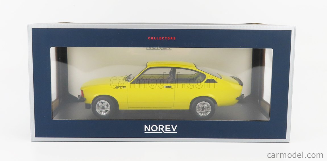 NOREV 183655 Scale 1/18 | OPEL KADETT GT/E (WITH ATS WHEELS) 1977 YELLOW